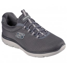 Buty męskie Skechers Summits grafitowe - 52811 CHAR