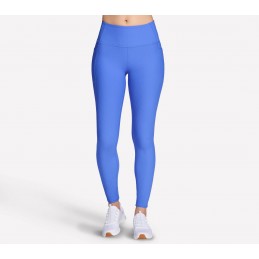 Legginsy damskie Skechers GO FLEX RIB FL HW Legging niebieskie