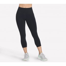 Legginsy damskie Skechers The GO WALK HW Mid Legging czarne -