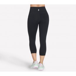 Legginsy damskie Skechers The GO WALK HW Mid Legging czarne -