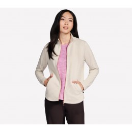 Bluza damska Skechers The Hoodless Hoodie GO WALK Shine Jacket