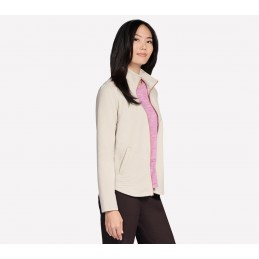 Bluza damska Skechers The Hoodless Hoodie GO WALK Shine Jacket