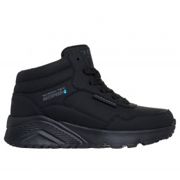 Buty młodzieżowe Skechers Uno Lite - Aqua Ave czarne - 417009L