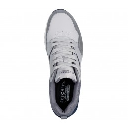 Buty męskie Skechers UNO - Retro One szare - 183020 GRY