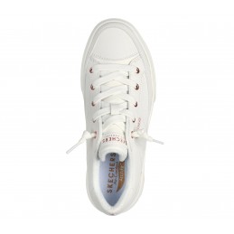 Buty damskie Skechers Arch Fit Arcade - On My Way białe -
