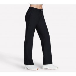 Spodnie damskie Skechers GO LUXE Rib Pant czarne - PT103 BLK