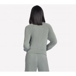 Bluza damska Skechers SKECHLUXE Elevate Jacket oliwkowa - JA278