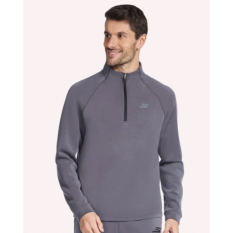 Bluza męska Skechers SKECHCLOUD Elevate 1/4 Zip szara - LT252 Bluza męska Skechers SKECHCLOUD Elevate 1/4 Zip szara - LT252