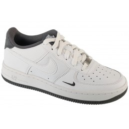 Buty młodzieżowe Nike Air Force 1 '07 Lv8 biało/szare - HJ4560