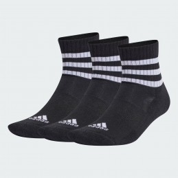 Skarpety adidas 3-Stripes Cushioned Crew Socks 3P czarne -