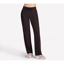 Spodnie damskie Skechers GO LUXE Rib Pant brązowe - PT103 CHBK