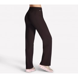 Spodnie damskie Skechers GO LUXE Rib Pant brązowe - PT103 CHBK