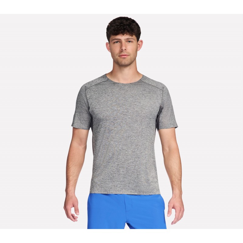 Koszulka męska Skechers GO DRI Circuit Tee szara - TS250 LGY