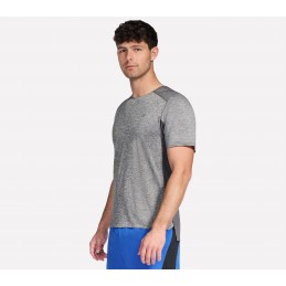 Koszulka męska Skechers GO DRI Circuit Tee szara - TS250 LGY
