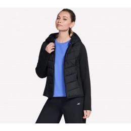 Kurtka damska Skechers Performance Elite Hooded Jacket czarna -