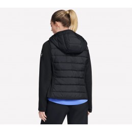Kurtka damska Skechers Performance Elite Hooded Jacket czarna -