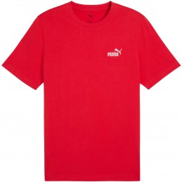 Koszulka męska Puma Ess Small No.1 Logo Tee czerwona - 682534 11