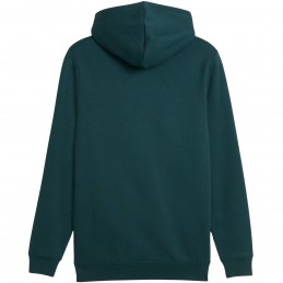 Bluza męska Puma ESS No.1 Logo Full-Zip Hoodie FL zielona -