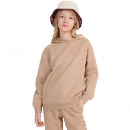 Bluza młodzieżowa 4F beżowa - 4FJWSS25TSWSF1854 83S