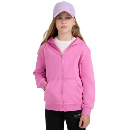 Bluza młodzieżowa 4F różowa - 4FJWAW25TSWSF1952 54S