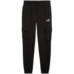 Spodnie dresowe męskie Puma ESS No.1 Logo Cargo Pants FL czarne