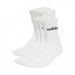 Skarpety adidas Linear Crew Socks Cushioned 6 Par białe - JL6096