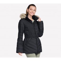 Kurtka damska zimowa Skechers On-the-GO GO SHIELD Belted Parka