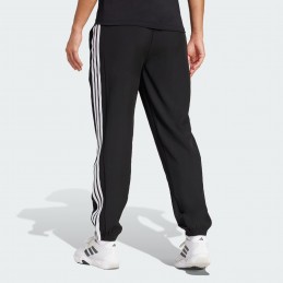 Spodnie damskie Adidas Train Essentials 3-Stripes Woven czarne