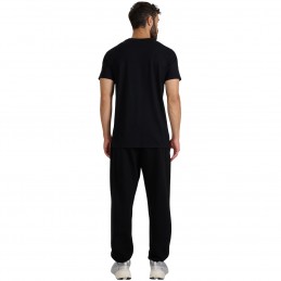 Spodnie dresowe męskie 4F czarne - 4FWMM00TTROM1140 20S