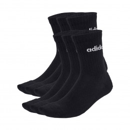 Skarpety adidas Linear Crew Socks Cushioned 6 Pair Pack czarne