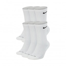 Skarpety Nike Everyday Plus Cush 6 par białe - SX6897 100