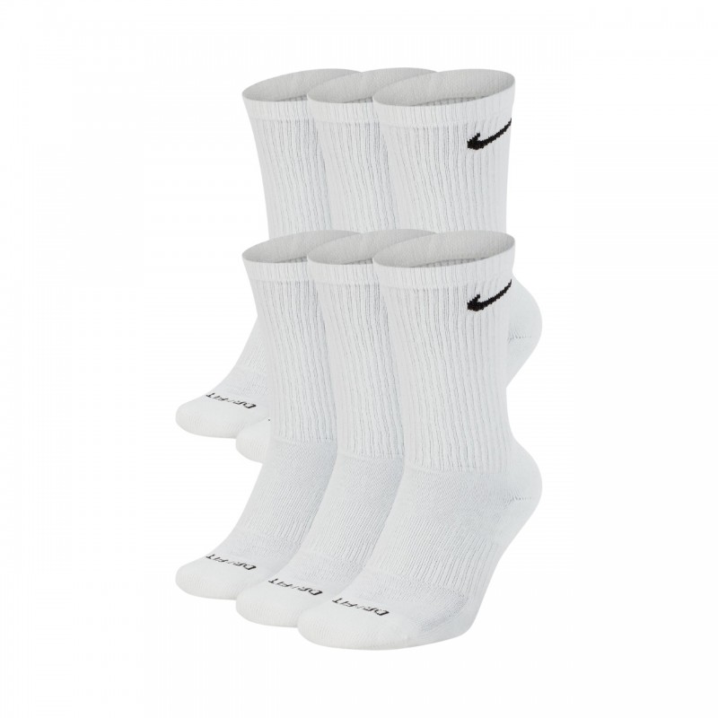 Skarpety Nike Everyday Plus Cush 6 par białe - SX6897 100