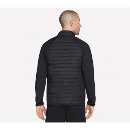 Kurtka męska Skechers GO SHIELD Hybrid Jacket czarna - JA23 BLK