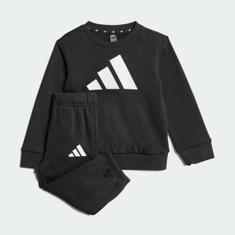Dres dziecięcy Adidas Essentials Kids czarny - JC9642 Dres dziecięcy Adidas Essentials Kids czarny - JC9642