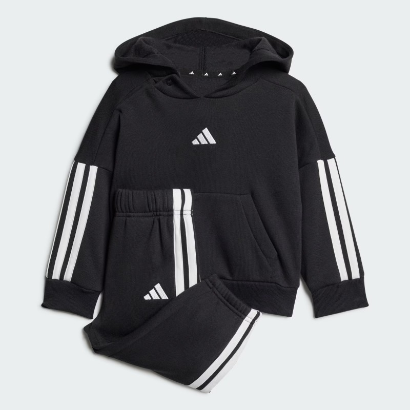 Dres dziecięcy Adidas Essentials czarny - JD6484 Dres dziecięcy Adidas Essentials czarny - JD6484