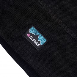 Czapka merino Alpinus Tactical Bleik czarna - TT35207