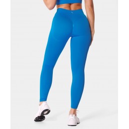 Legginsy damskie Carpatree bezszwowe push-up Eris niebieskie -