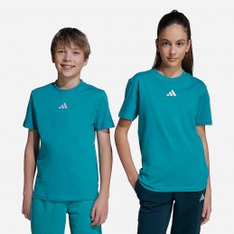 Koszulka młodzieżowa adidas Essentials Tee 160 zielona - JW0005