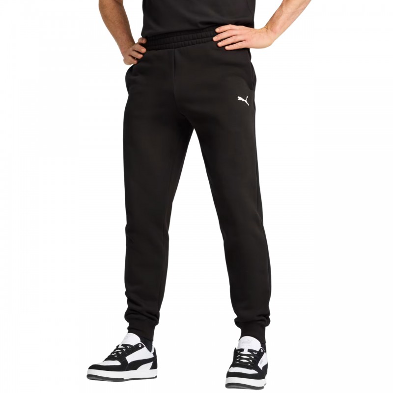 Spodnie dresowe męskie Puma ESS Sweatpants FL czarne - 682614 01