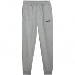 Spodnie dresowe męskie Puma ESS no.1 Logo Sweatpants FL szare -