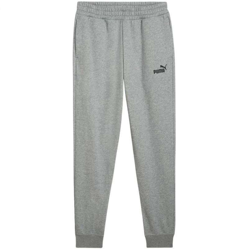 Spodnie dresowe męskie Puma ESS no.1 Logo Sweatpants FL szare -