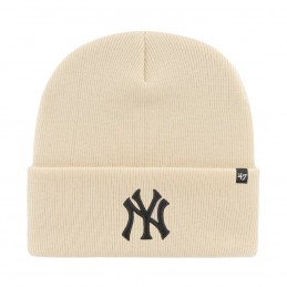 Czapka zimowa New York Yankees kremowa - B-HYMKR17ACE-NTD