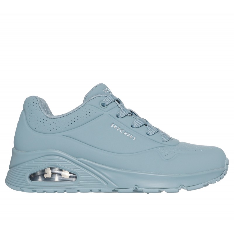 Buty damskie Skechers Uno-Stand on Air szary/niebieski - 73690