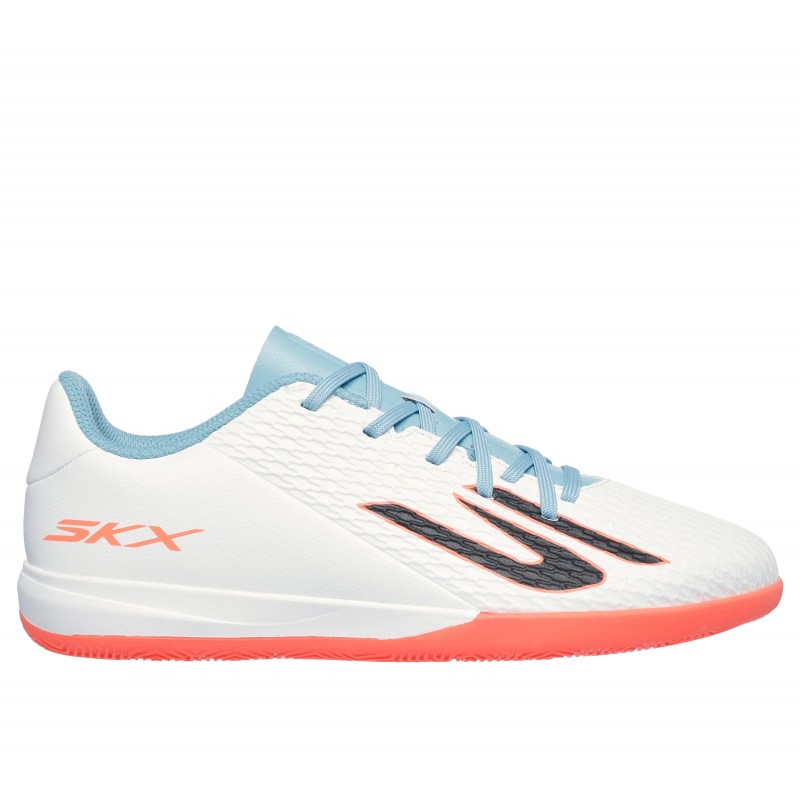 Halówki młodzieżowe Skechers SKX_2 Jr Youth IC biało/turkusowe