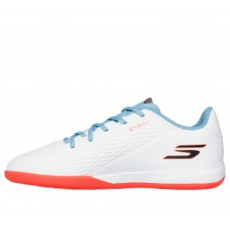 Halówki młodzieżowe Skechers SKX_2 Jr Youth IC biało/turkusowe