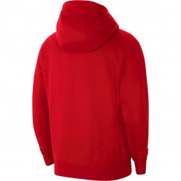 Bluza młodzieżowa Nike Park 20 Fleece Full-Zip Hoodie czerwona