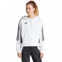 Bluza damska adidas Tiro 24 Hooded biała - IR7508
