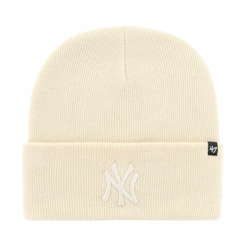 Czapka zimowa New York Yankees kremowa - B-HYMKR17ACE-NTO
