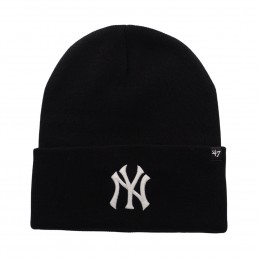 Czapka zimowa New York Yankees czarna - B-HYMKR17ACE-BKA