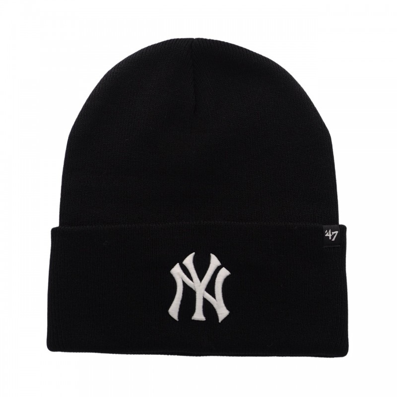 Czapka zimowa New York Yankees czarna - B-HYMKR17ACE-BKA